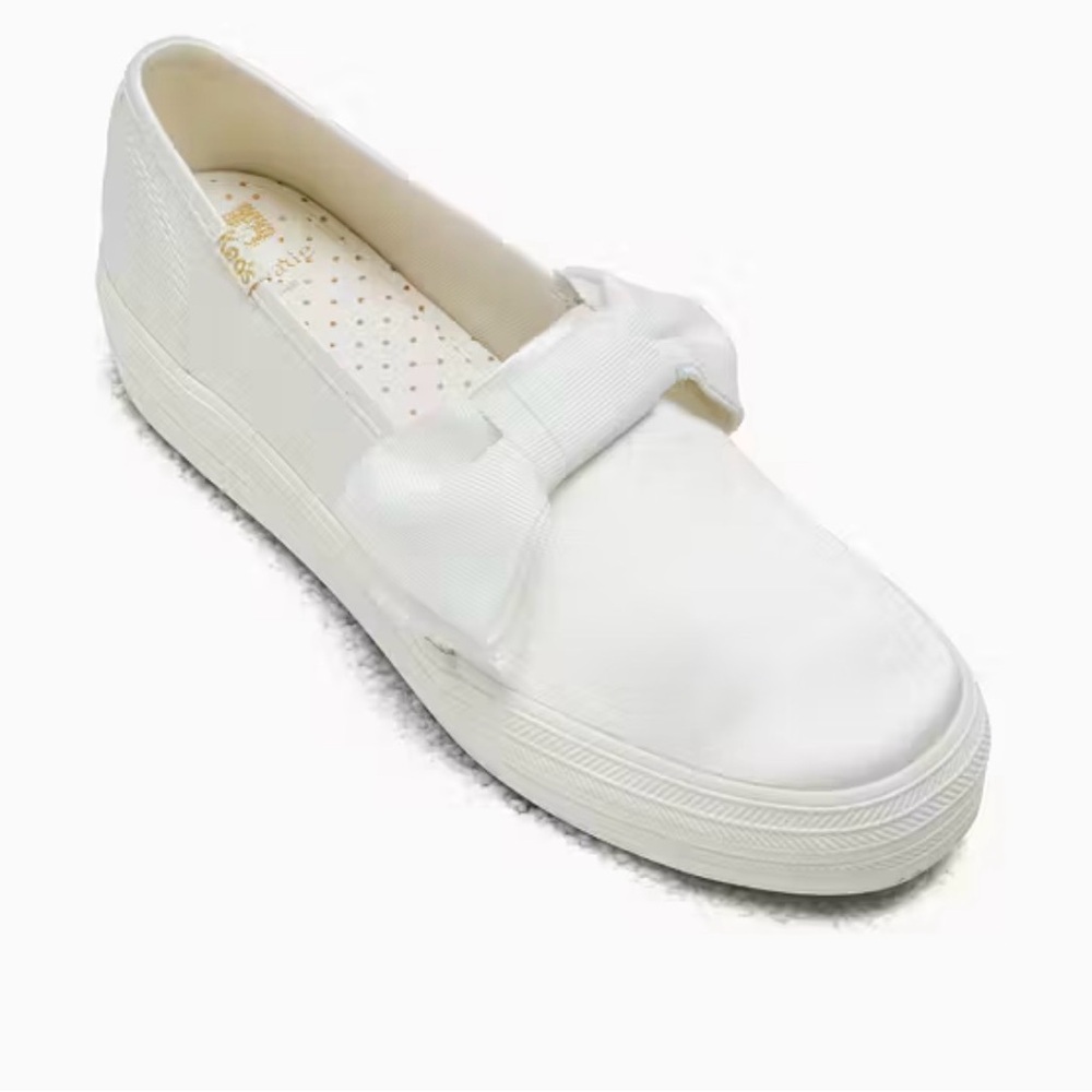New KEDS X KATE SPADE NEW YORK Triple Decker Satin Bow Women's US Size 6.5